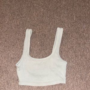 Light green Zara cropped top